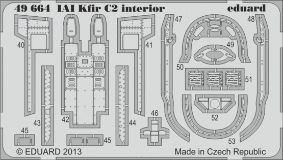 IAI Kfir C2 interior S.A. 1/48  - 2
