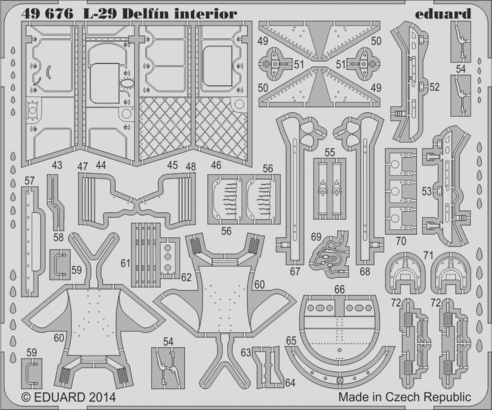 L-29 Delfin interior S.A. 1/48  - 2