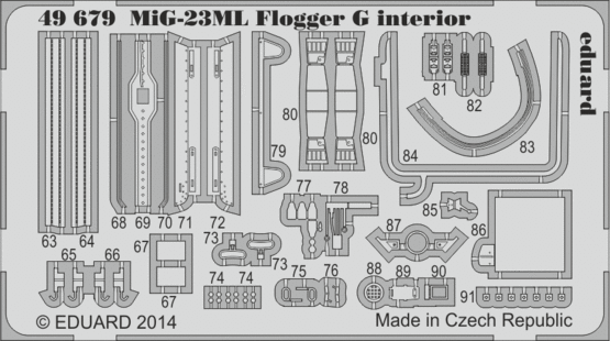 MiG-23ML Flogger G interior S.A. 1/48  - 2