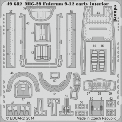 MiG-29 Fulcrum 9-12 early interior S.A. 1/48  - 2