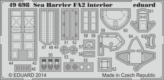 Sea Harrier FA2 interior S.A. 1/48  - 2