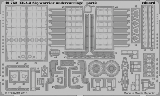 EKA-3 Skywarrior undercarriage 1/48  - 2
