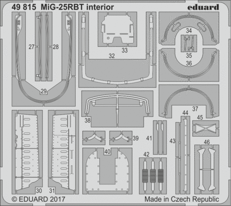 MiG-25RBT interior 1/48  - 2