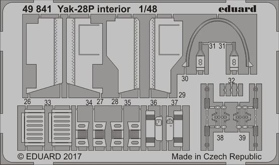 Yak-28P interior 1/48  - 2