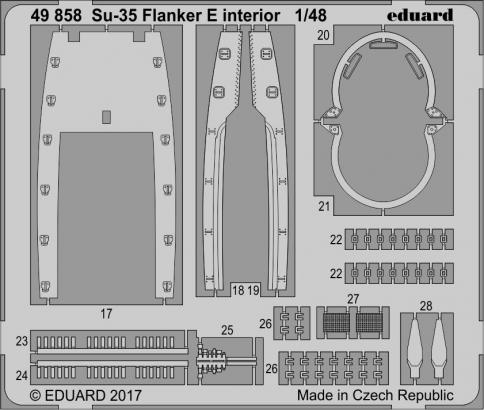 Su-35 Flanker E interior 1/48  - 2
