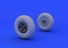 Spitfire wheels - 4 spoke w/pattern 1/48 - 2/4