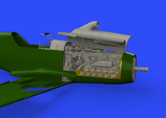 Bf 109F engine &amp; fuselage guns  1/48 1/48  - 2