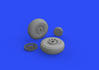 P-51D wheels grooved 1/48 - 2/3