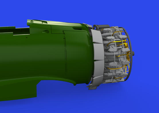 A6M2-N Rufe engine complete PRINT 1/48  - 2