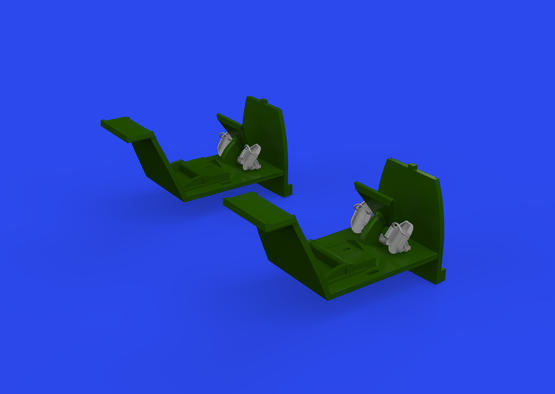 Bf 109E rudder pedals early PRINT 1/48  - 2