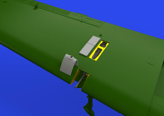 A6M3 gun bays short barrel PRINT 1/48  - 2