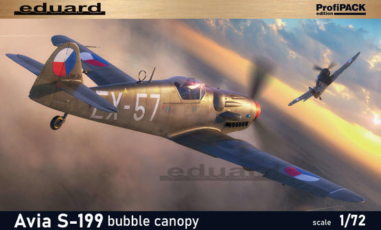 Avia S-199 bubble canopy 1/72  - 2
