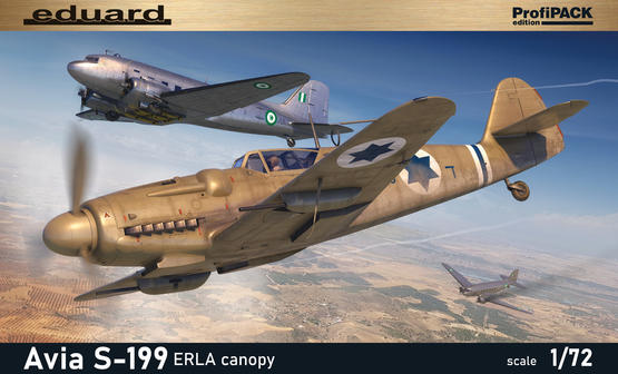 Avia S-199 ERLA canopy 1/72  - 2