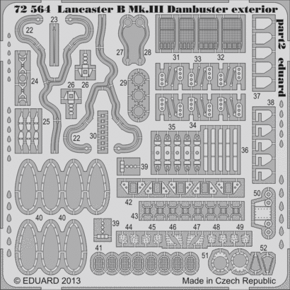 Lancaster B Mk.III Dambuster exterior 1/72  - 2
