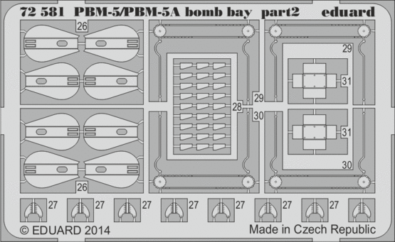 PBM-5/PBM-5A bomb bay 1/72  - 2