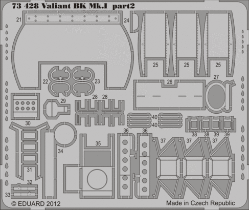 Valiant BK.MK.I interior S.A. 1/72  - 2