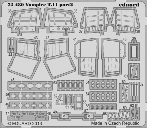 Vampire T.11 1/72  - 2
