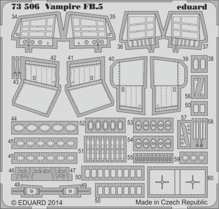 Vampire FB.5 S.A. 1/72  - 2