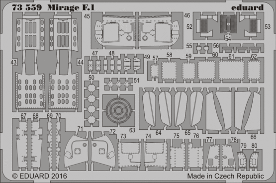 Mirage F.1 1/72  - 2