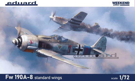 Fw 190A-8 standard wings 1/72  - 2