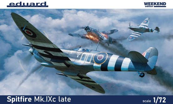 Spitfire Mk.IXc pozdní verze 1/72  - 2