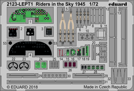 Riders in the Sky 1945 PE-set 1/72  - 2