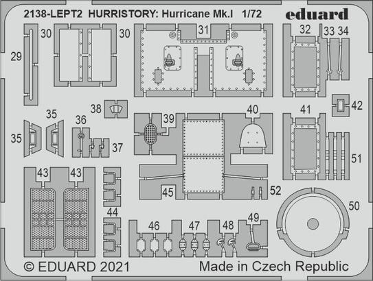 HURRISTORY: Hurricane Mk.I PE-set 1/72  - 2