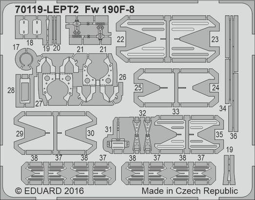 Fw 190F-8 PE-set 1/72  - 2