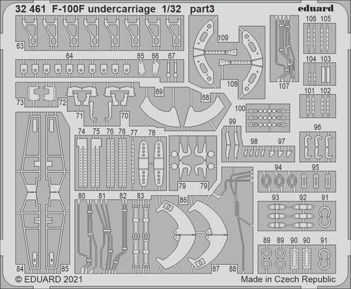 F-100F undercarriage 1/32  - 3
