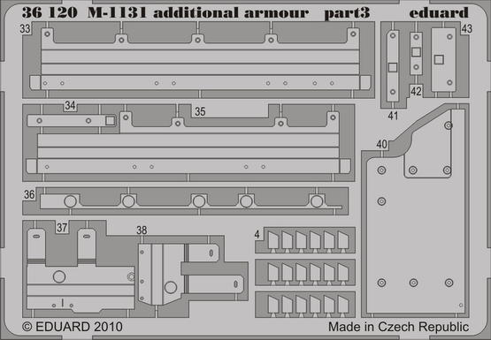 M-1131 additional armour 1/35  - 3