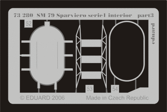 SM 79 Sparviero serie1 interior 1/72  - 3
