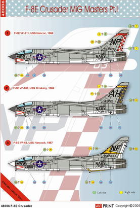 F-8E Crusader MiG Masters 1/72  - 3