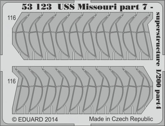 USS Missouri part 7 - superstructure 1/200  - 4