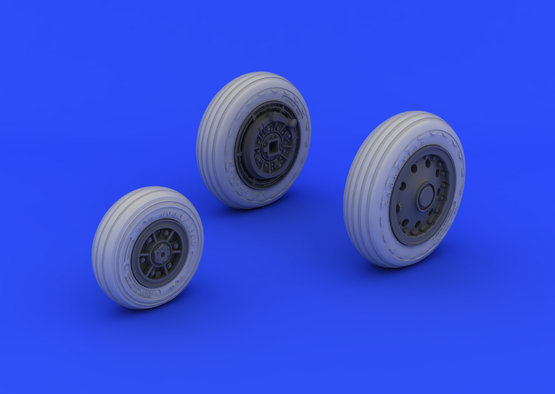 F-104 undercarriage wheels early  1/32 1/32  - 4