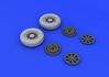 F4U-1 wheels diamond pattern  1/32 1/32 - 5/5
