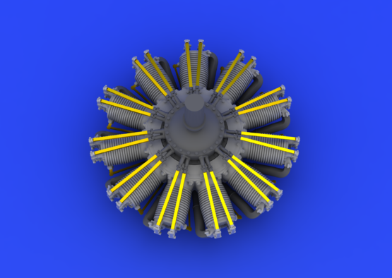 SSW D.III engine  1/48 1/48  - 6