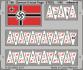 German U-boat flags 1/48 