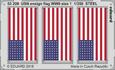 USN ensign flag WWII size 1 STEEL 1/350 