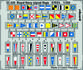 Royal Navy signal flags STEEL 1/350 