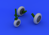 F-104 undercarriage wheels early  1/32 1/32 