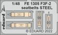 F3F-2 seatbelts STEEL 1/48 