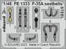F-35A seatbelts STEEL 1/48 