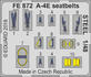 A-4E seatbelts STEEL 1/48 