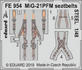 MiG-21PFM seatbelts STEEL 1/48 