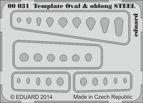 Eduard Template Access STEEL # 00030 