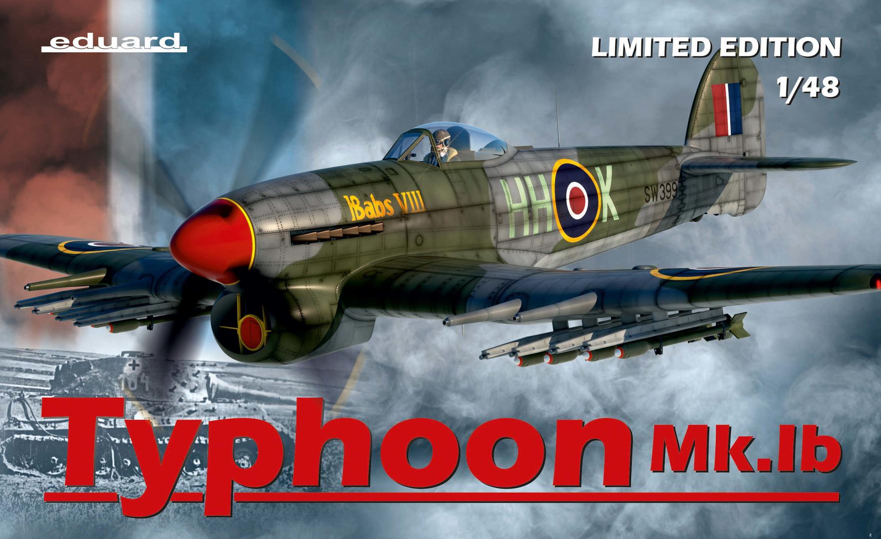 NEW 1:48 Master 48082 Hawker Typhoon Mk.IB early type cannons uncovered