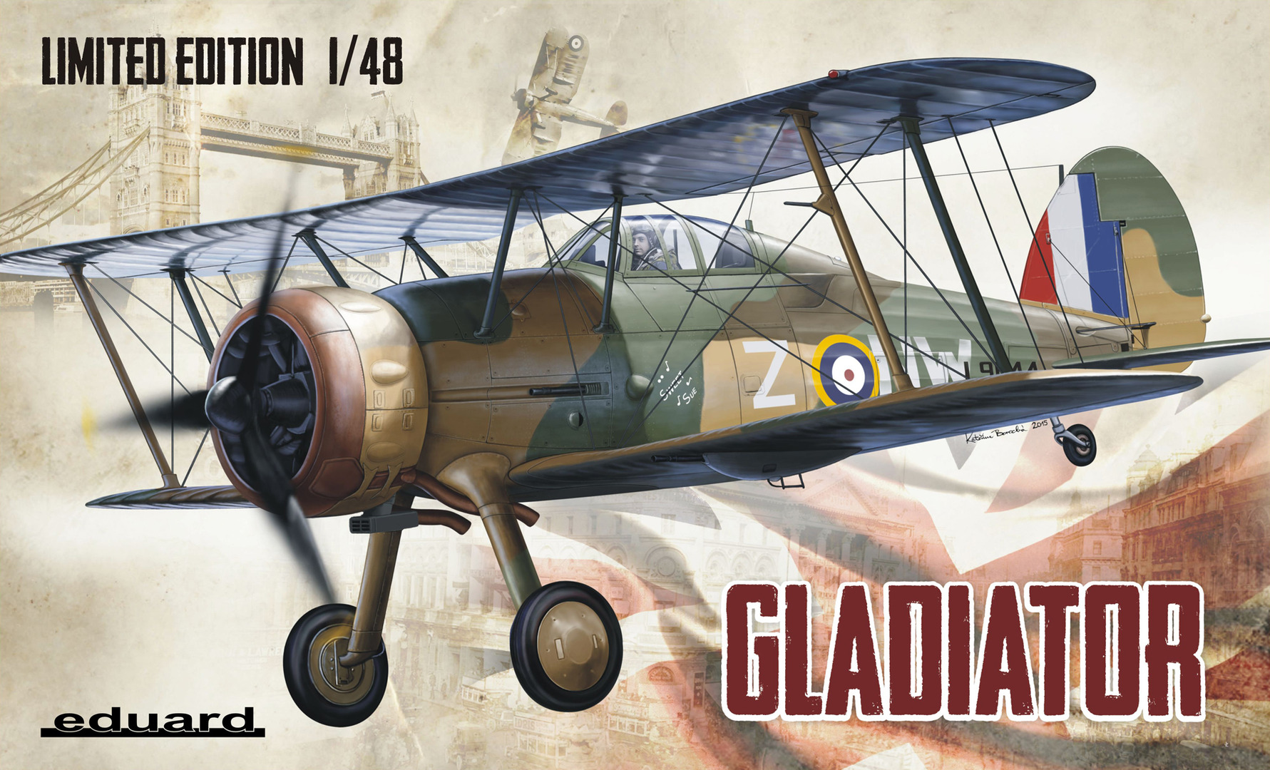 RODEN 0408 WWII British Gloster Gladiator MK I 1/48 Scale Plastic Model Kit for sale online 