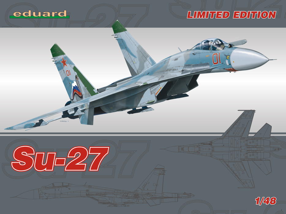 Eduard Mask 1/48 Su-27 Flanker Mask for Hobby Boss  EUEX 546 