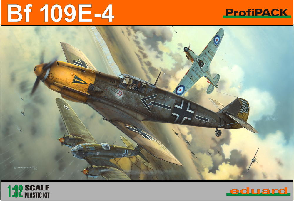 Eduard FE220 Etched Aircraft Detailling Set 1:48 Messerschmitt Bf-109E-4/Bf-109E 