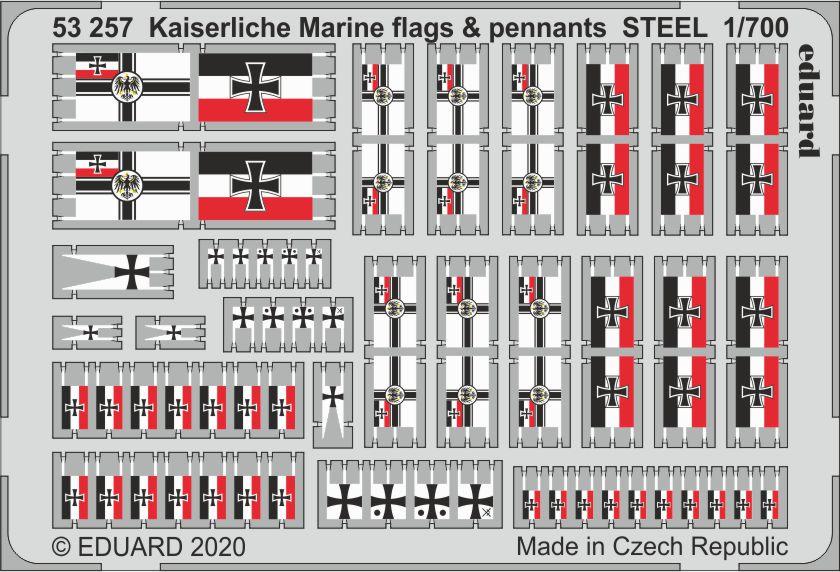 Eduard 1/700 Royal Navy Signal Flags STEEL # 53230 